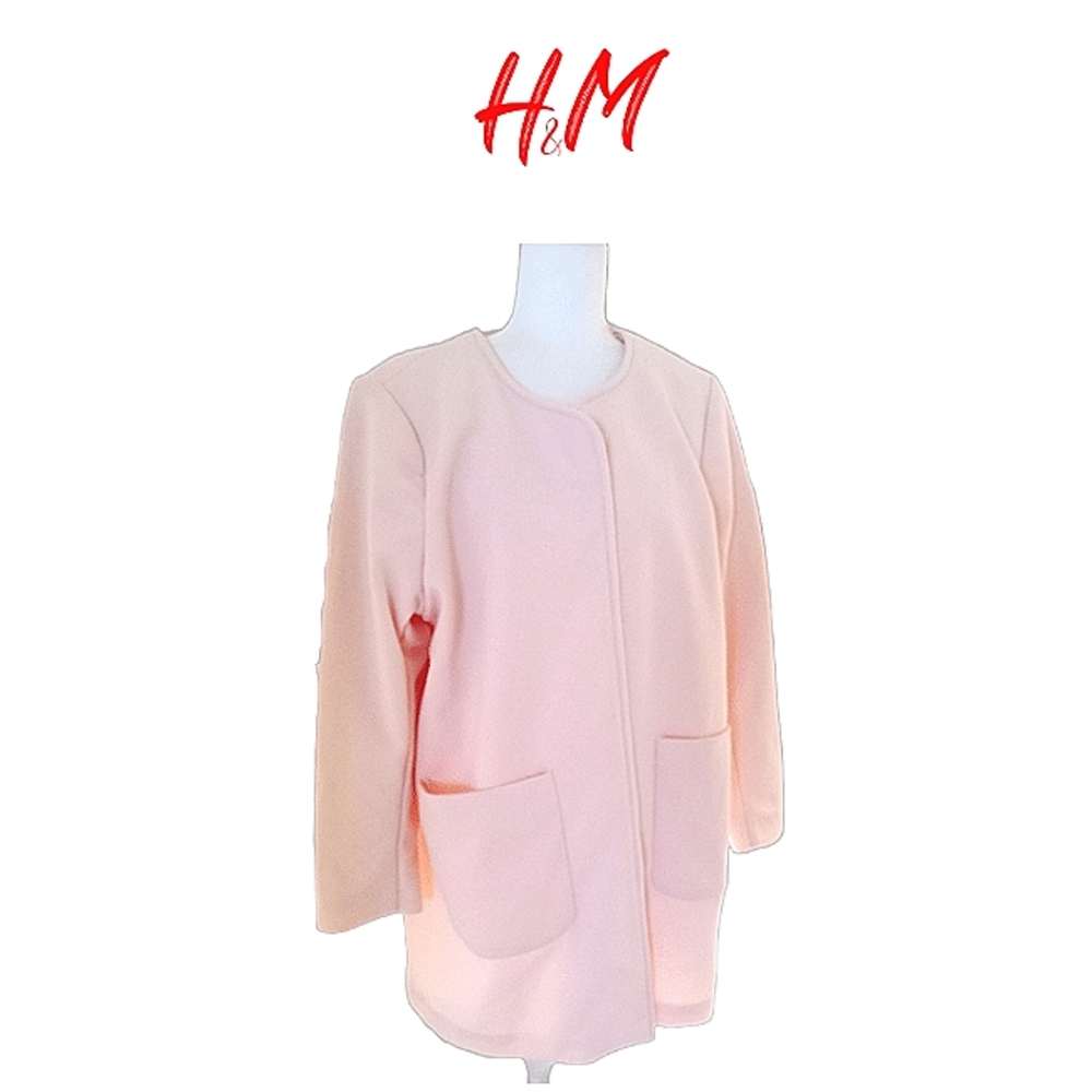 H&M BEAUTIFUL Blush Blazer/Coat/Jacket - Sz 22
